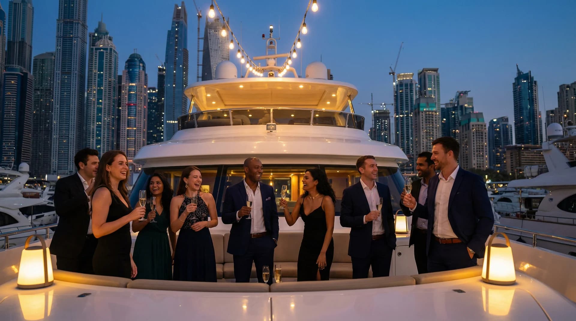 Party Boats yacht category available for charter in Dubai
