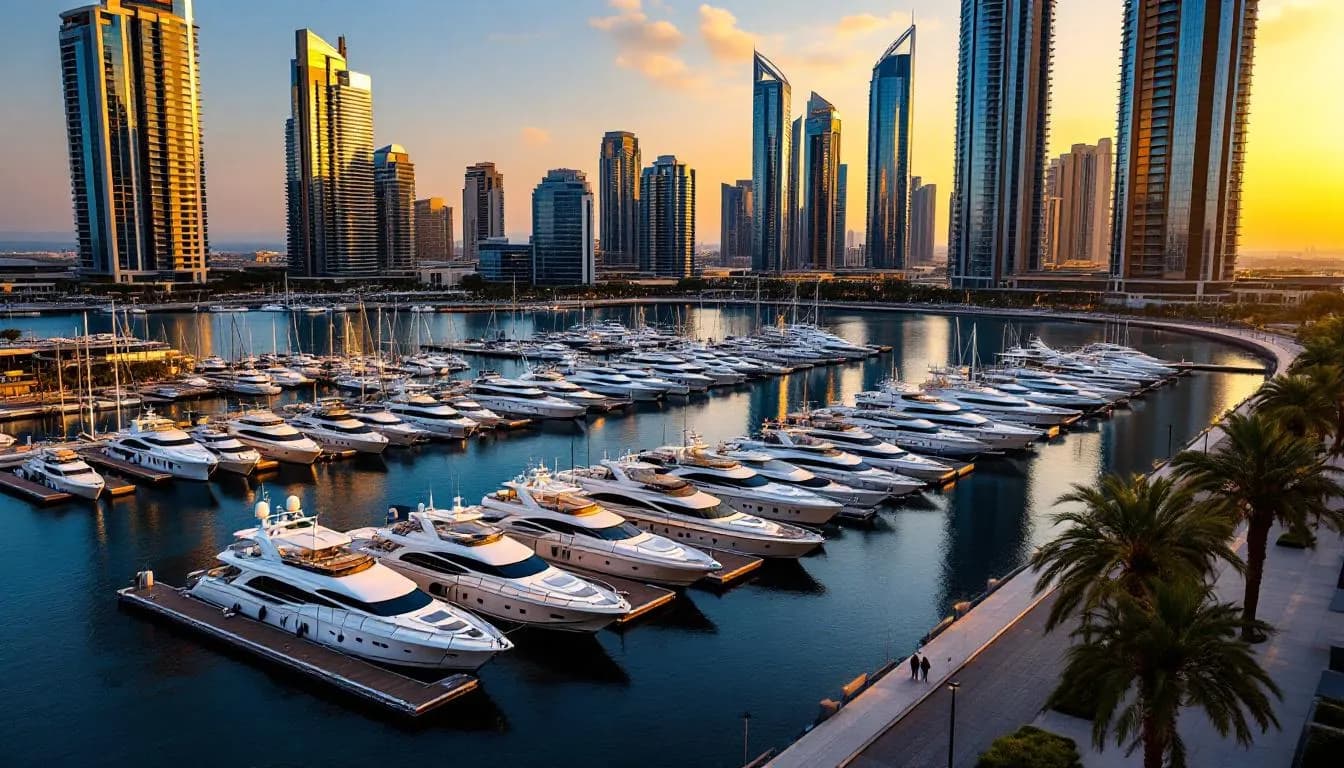 Dubai yacht harbors and marinas - departure points for yacht charters