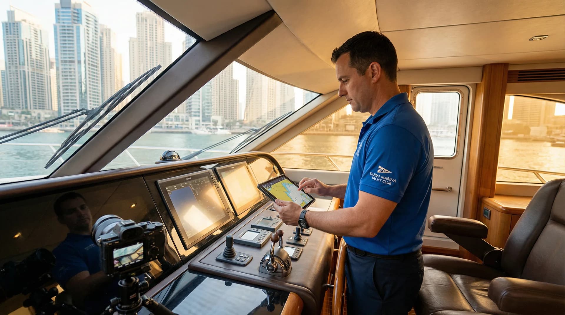 Free yacht planning tools for Dubai charter trips - budget calculator and weather forecast