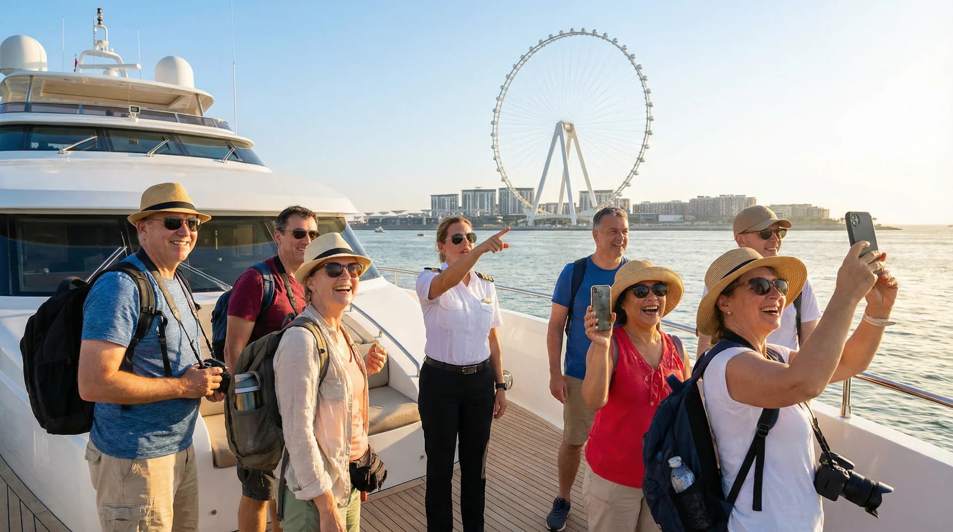 Tourist Experience yacht experience in Dubai - See Dubai's iconic landmarks from the water