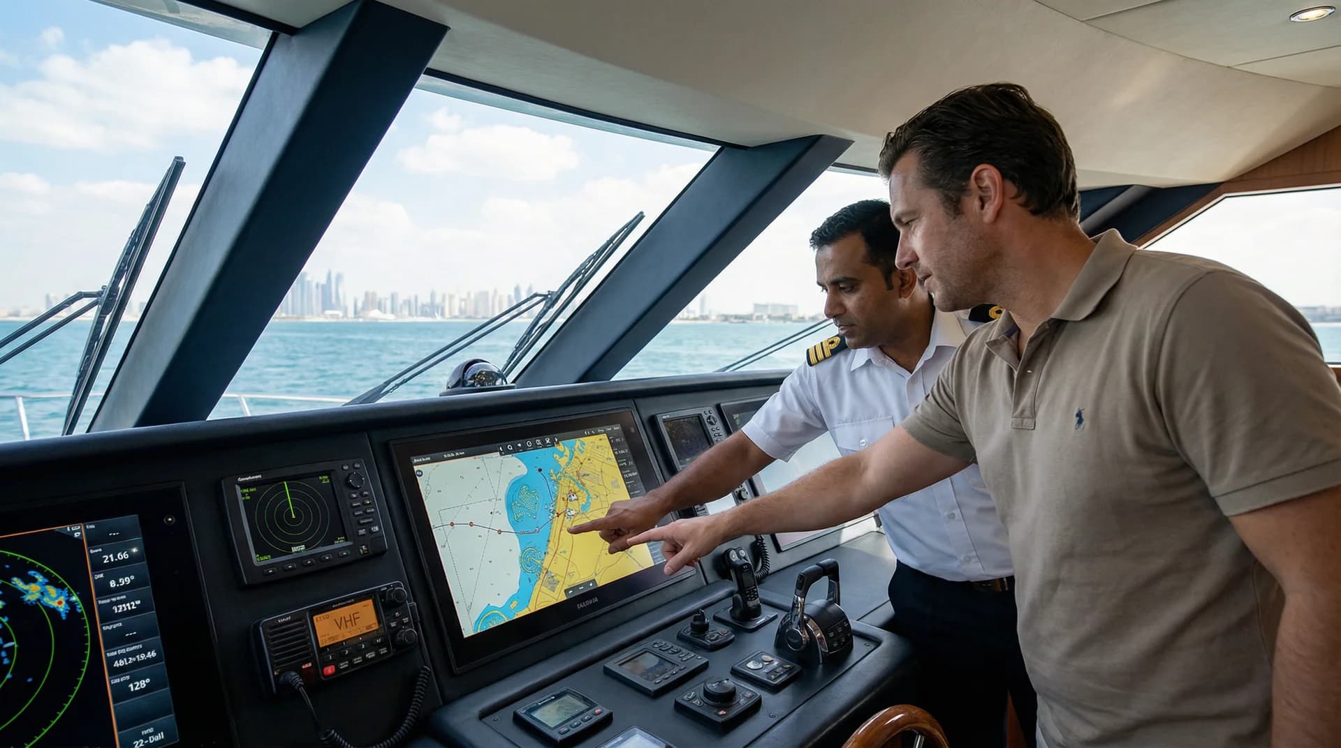 Route Planner - free yacht planning tool for Dubai charters