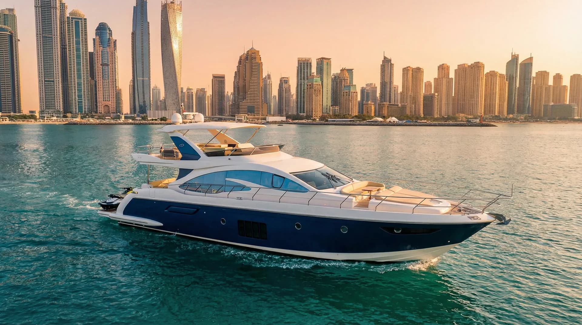 Mayyas 75 luxury yacht available for rent in Dubai